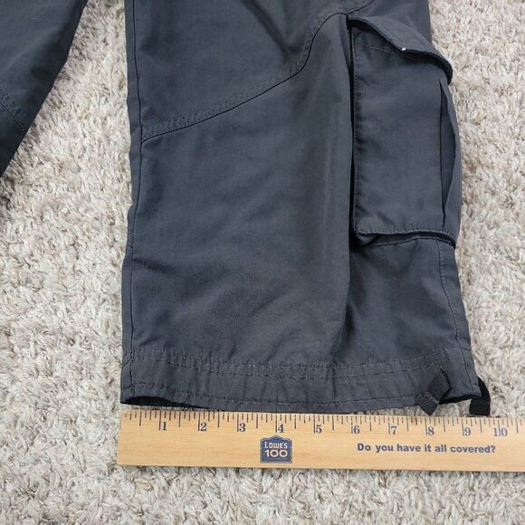 Nike CapriPants Womens Small Black Swoosh Casual Ladies Drawstring FADE - Picture 6 of 8